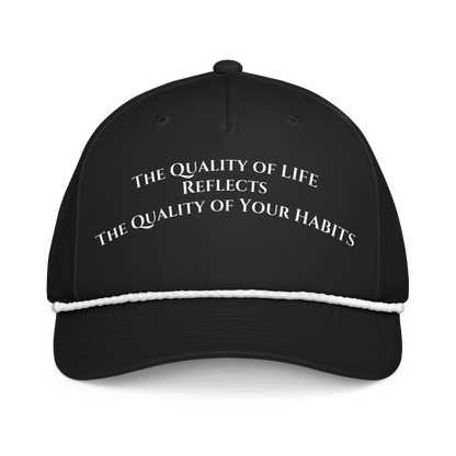Quality Of Your Life Rope Cap