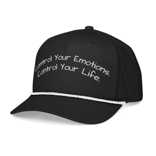 Control Your Emotions Stitched Rope Cap